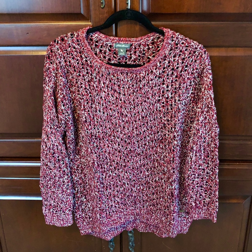 Eddie Bauer Red Sweater